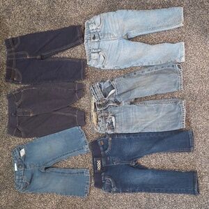 6 Pairs Of Jeans- OshKosh B'gosh, Garnaimals